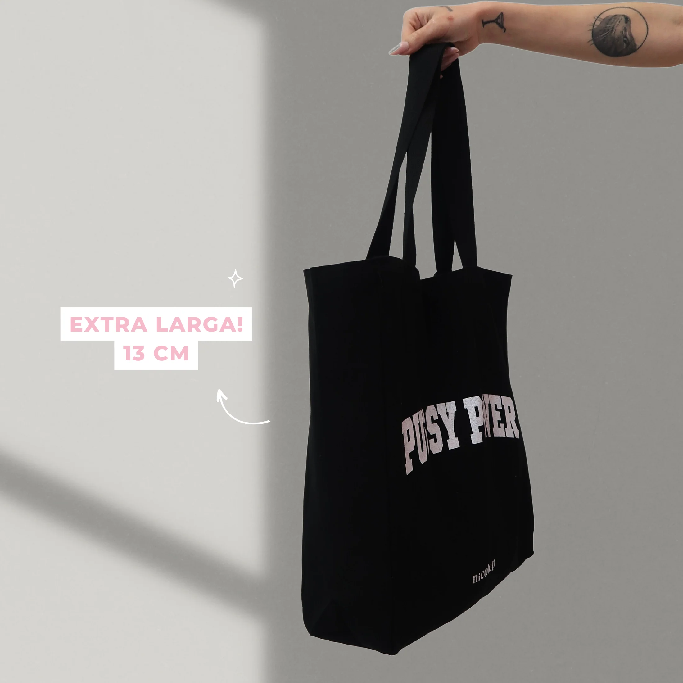Tote Bag - Black College BIG - Image 3