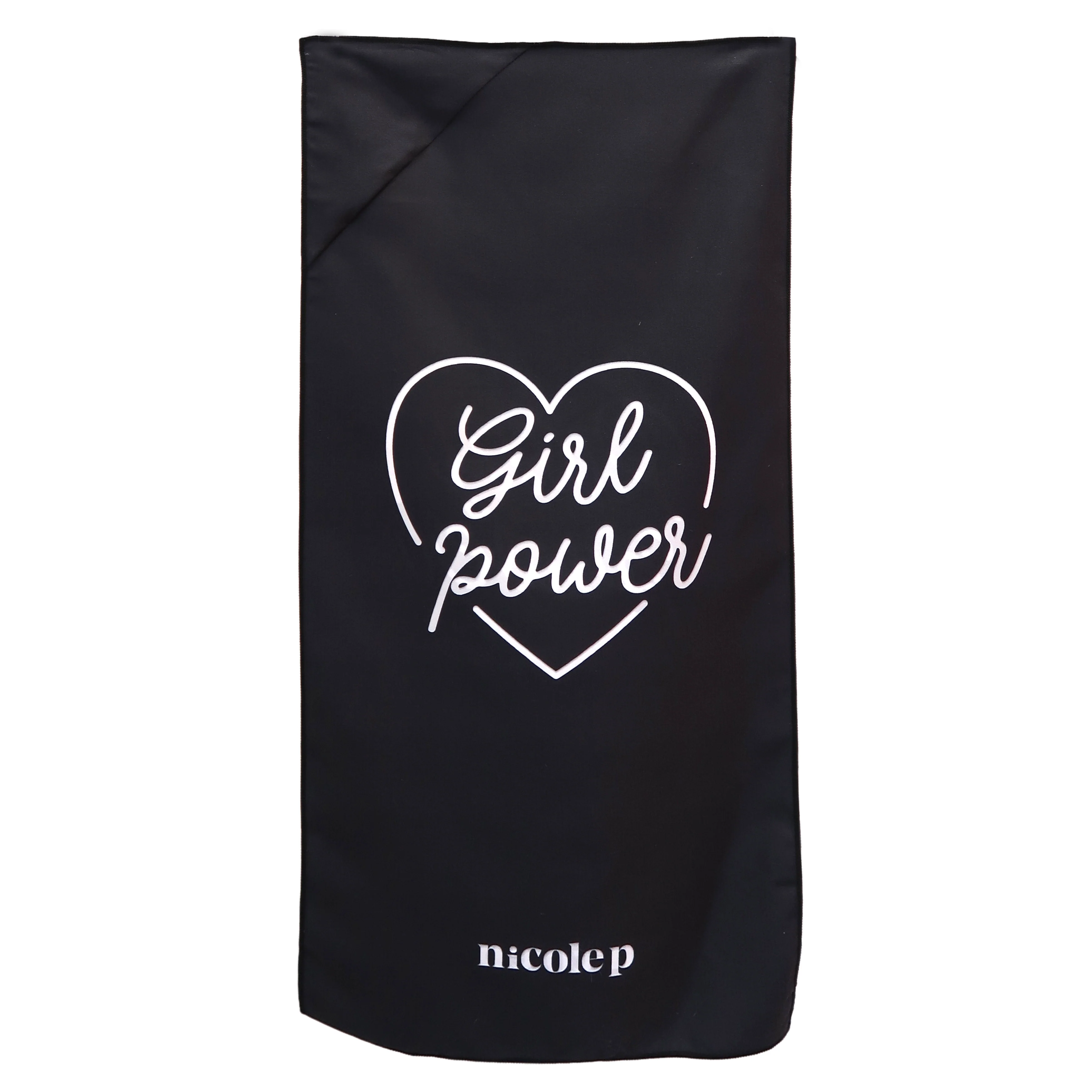 Gym Towel - Black Heart - Image 3