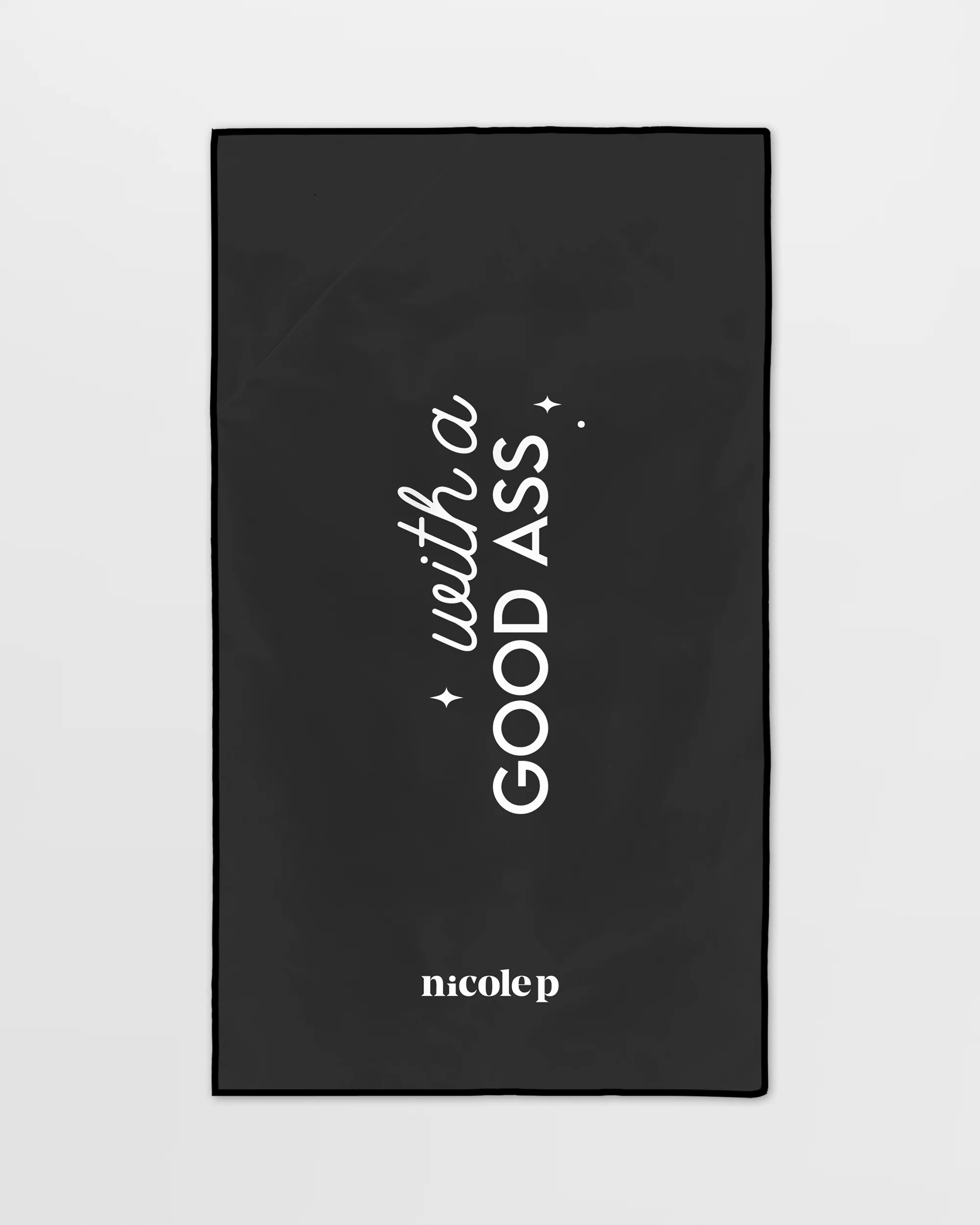 Gym Towel - Badass Black - Image 3