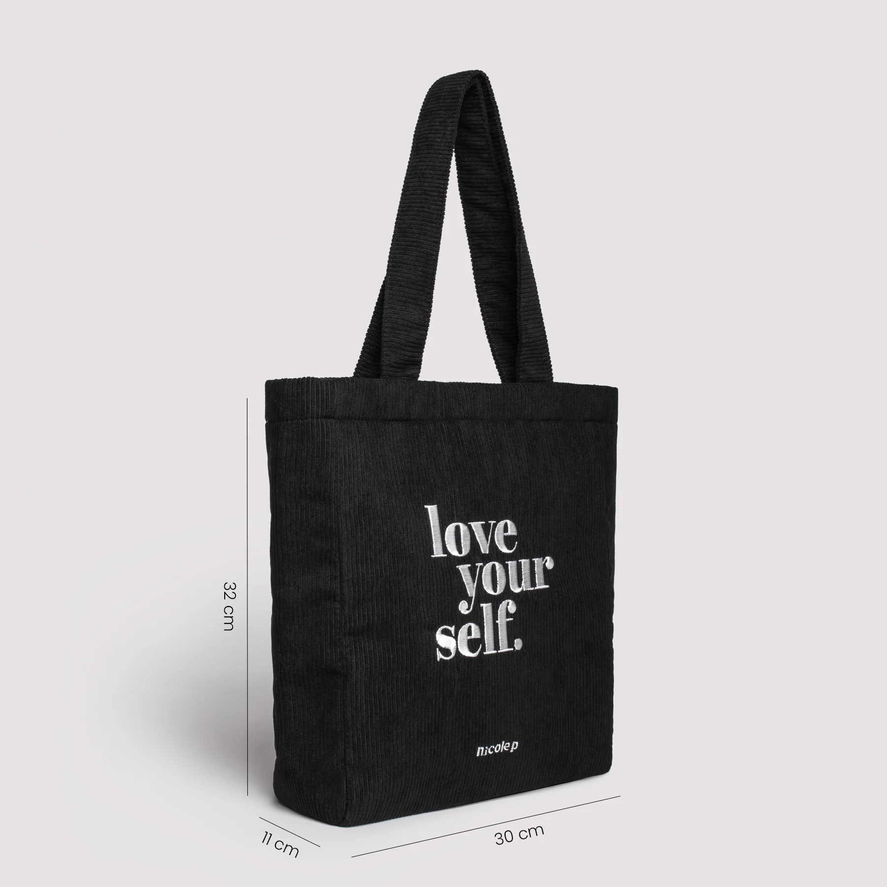 Corduroy Bag - Black - Image 11