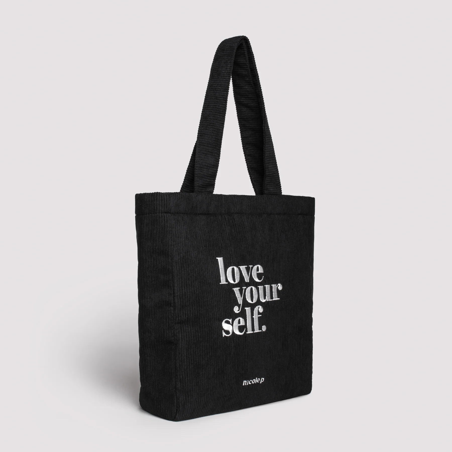 Corduroy Bag - Black - Image 3