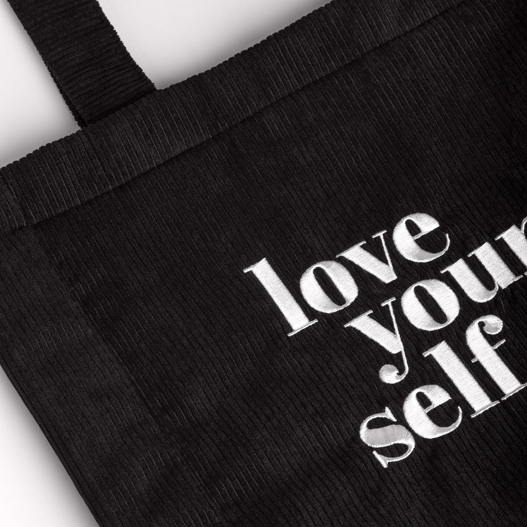 Corduroy Bag - Black - Image 4