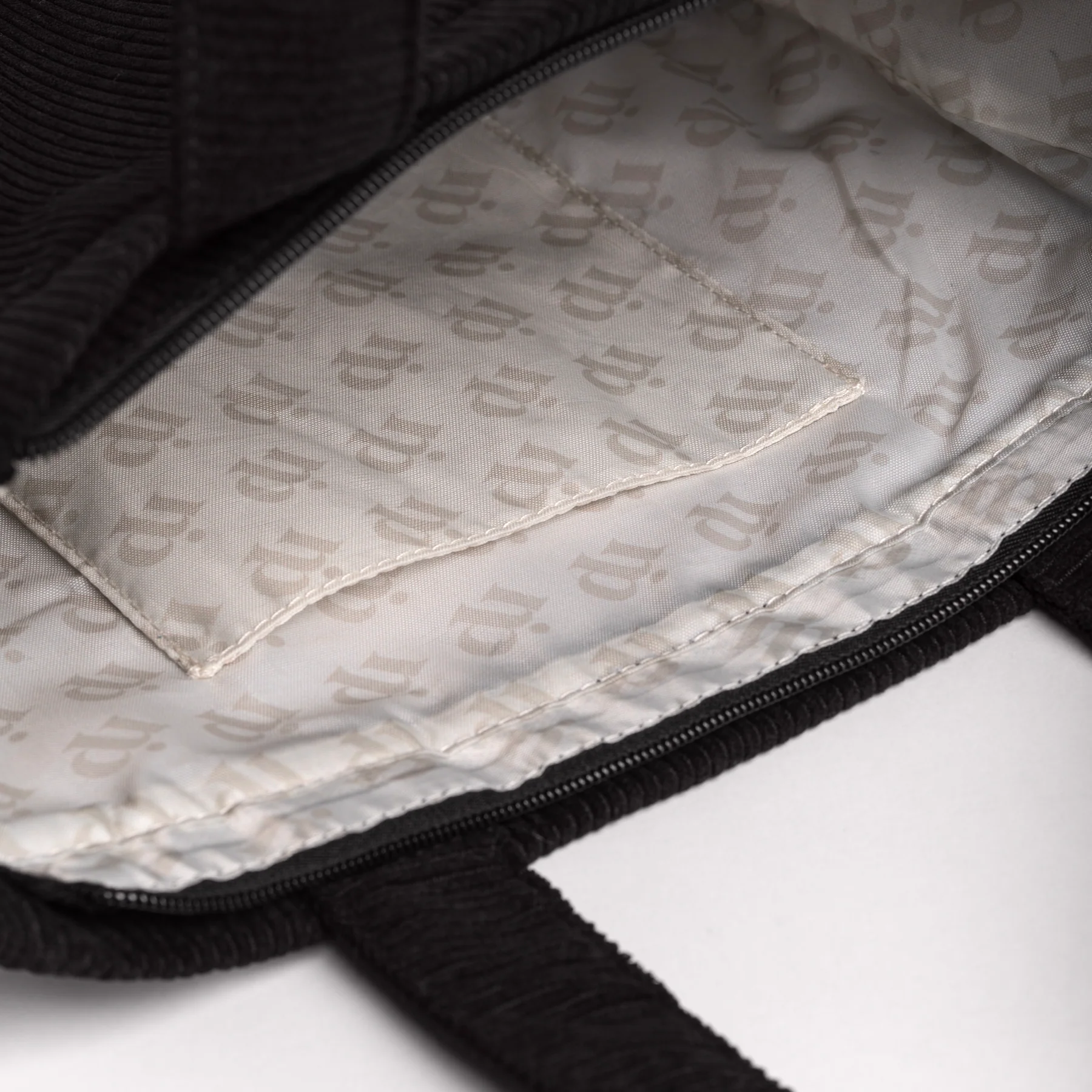 Corduroy Bag - Black - Image 8