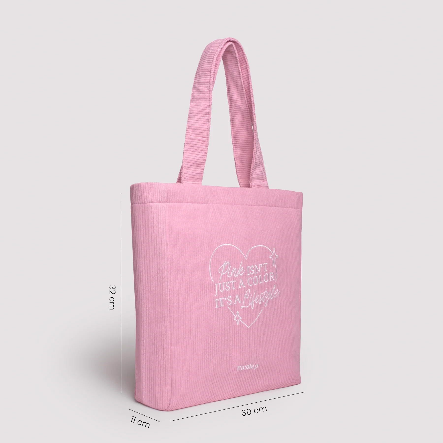 Corduroy Bag - Pink - Image 11