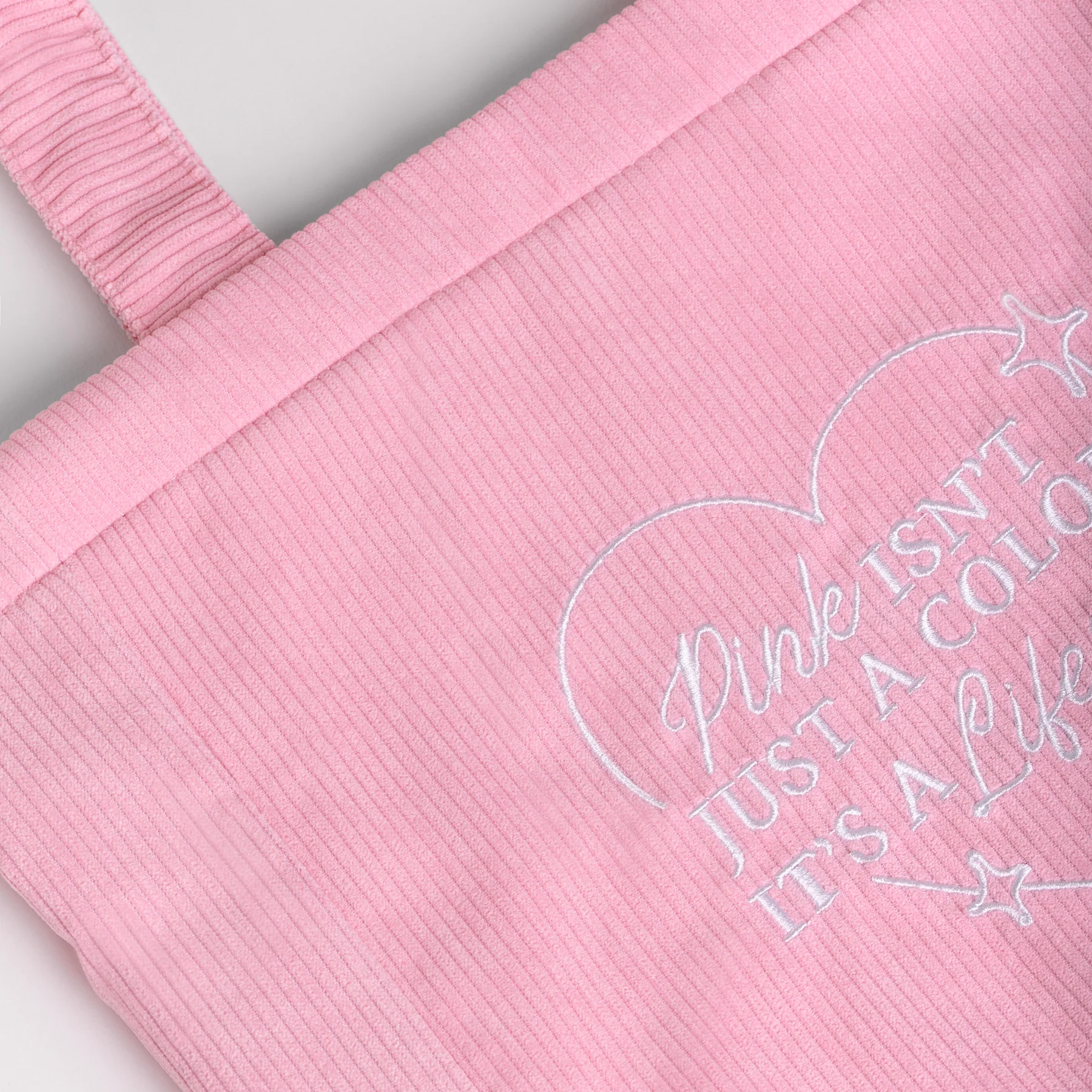 Corduroy Bag - Pink - Image 4