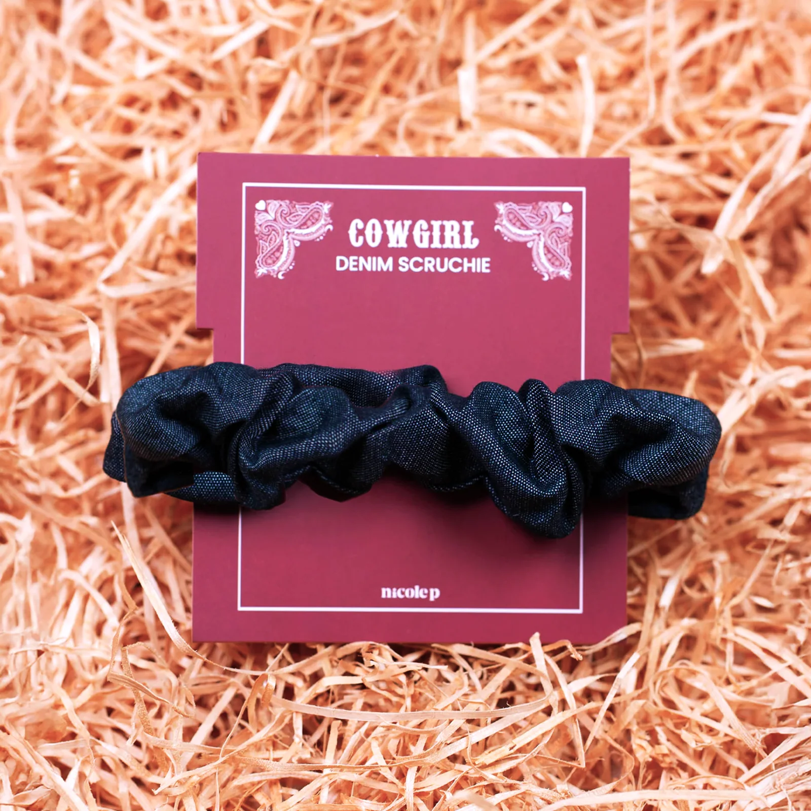 Country Scrunchie - Black - Image 4