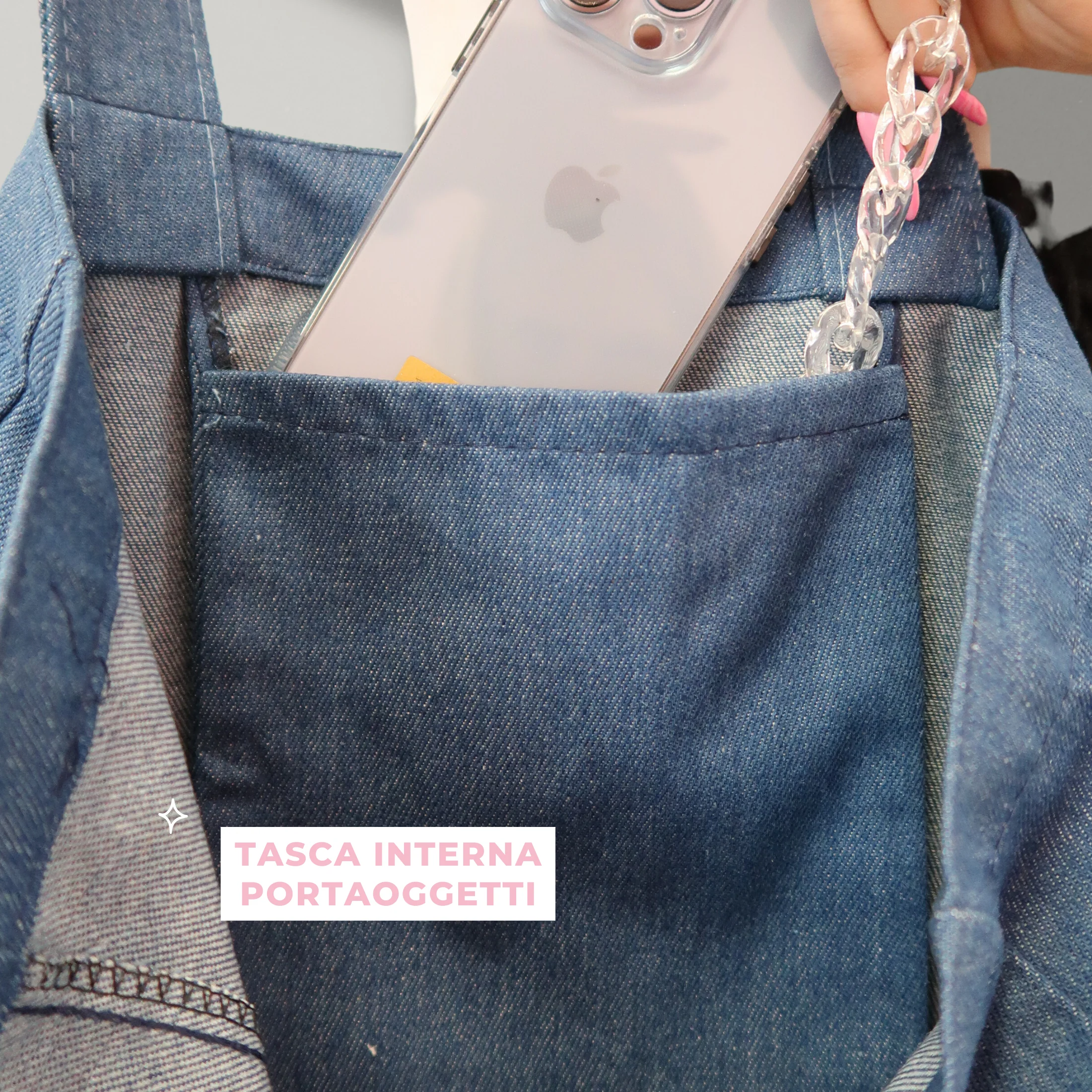Tote Bag - Jeans Mood SMALL - Image 5