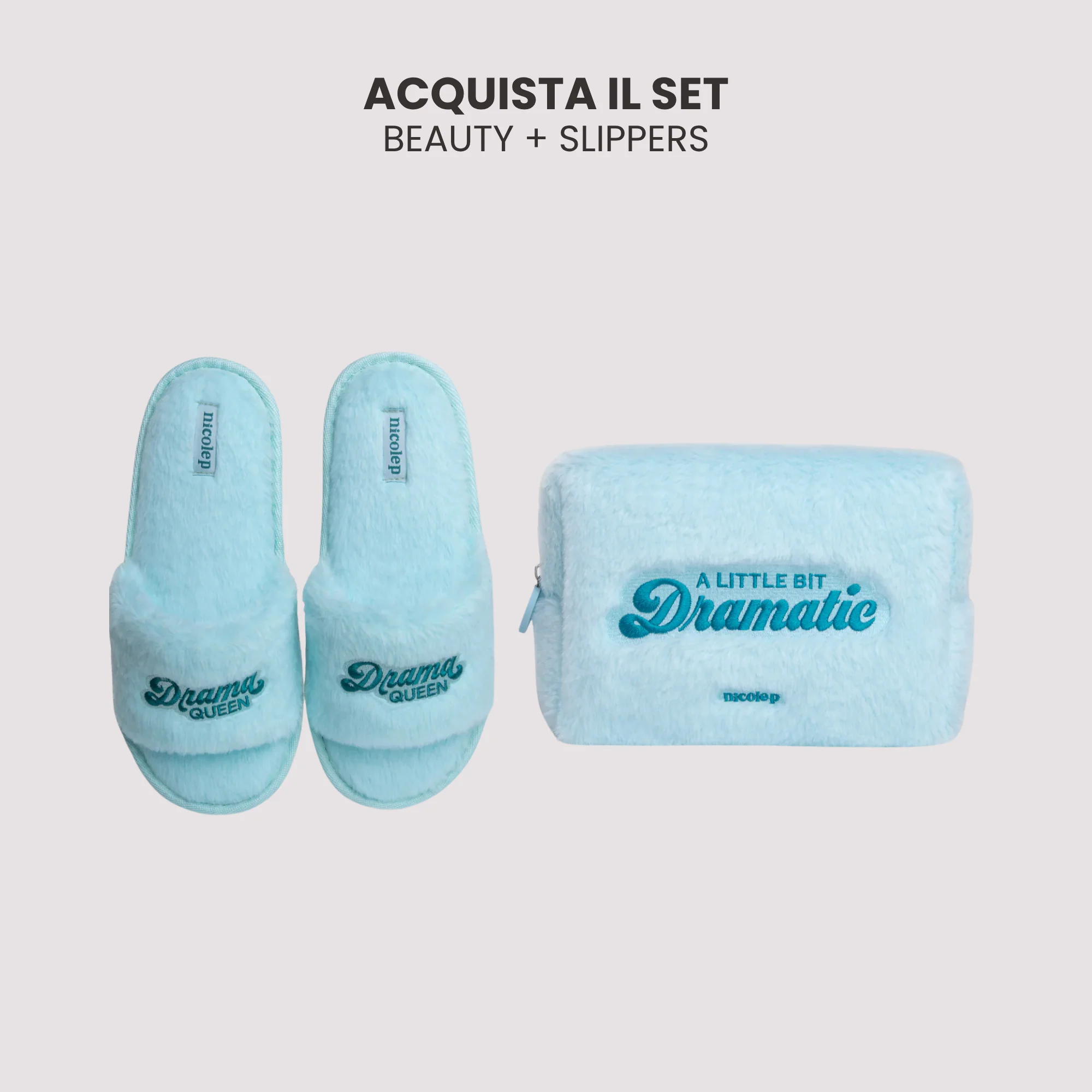 Fluffy Set Turquoise