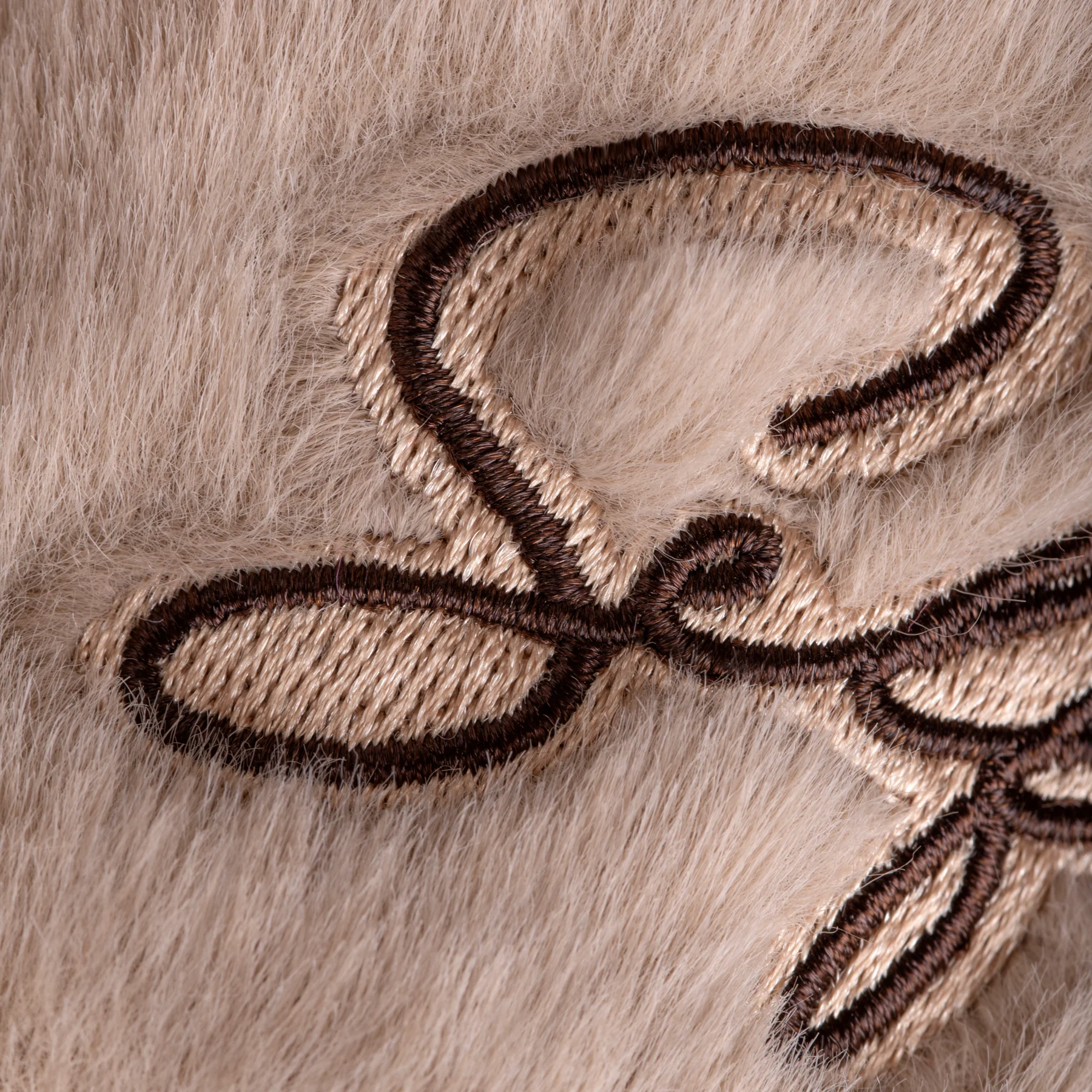 Fluffy Slippers - Beige - Image 4