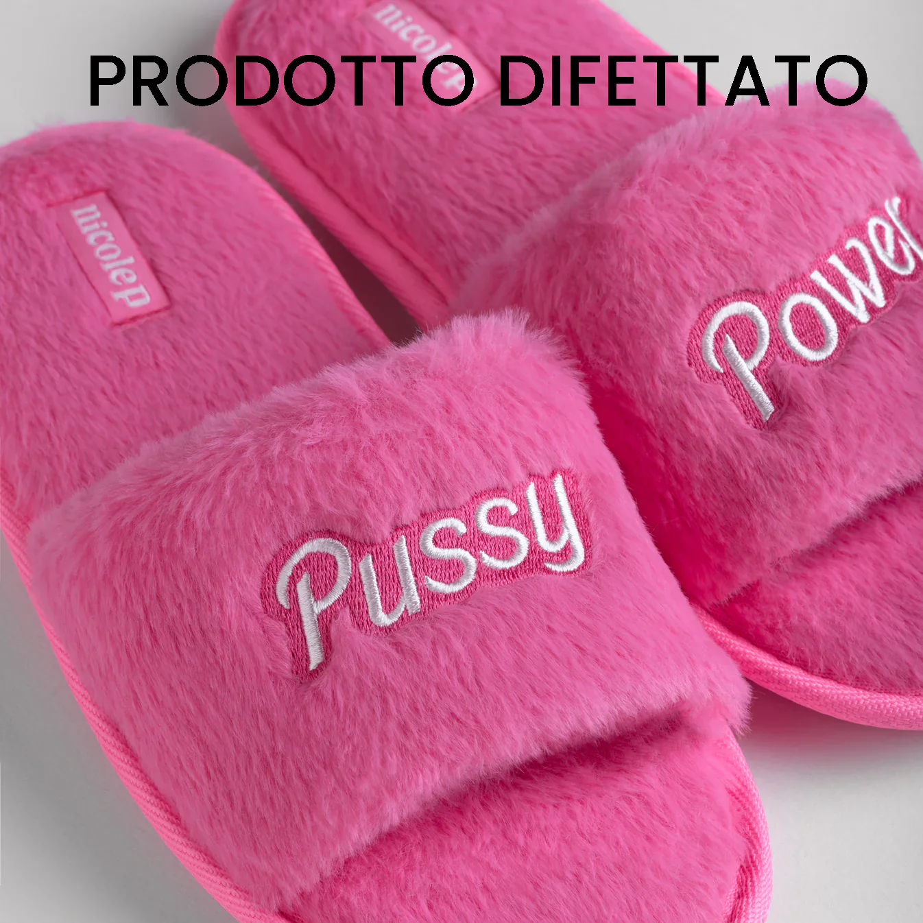 FLUFFY SLIPPERS PINK - DIFETTATE - Image 2