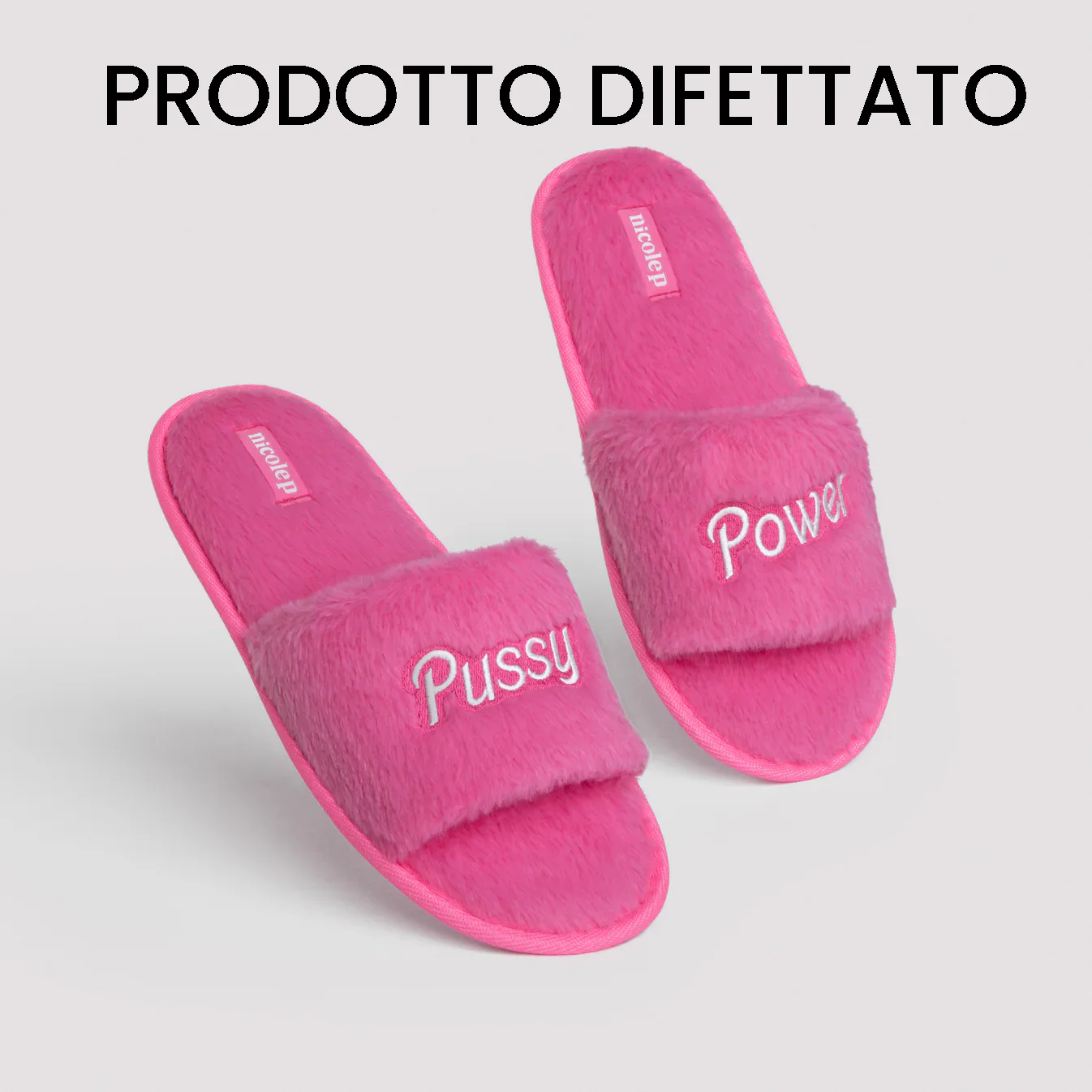 FLUFFY SLIPPERS PINK - DIFETTATE - Image 6