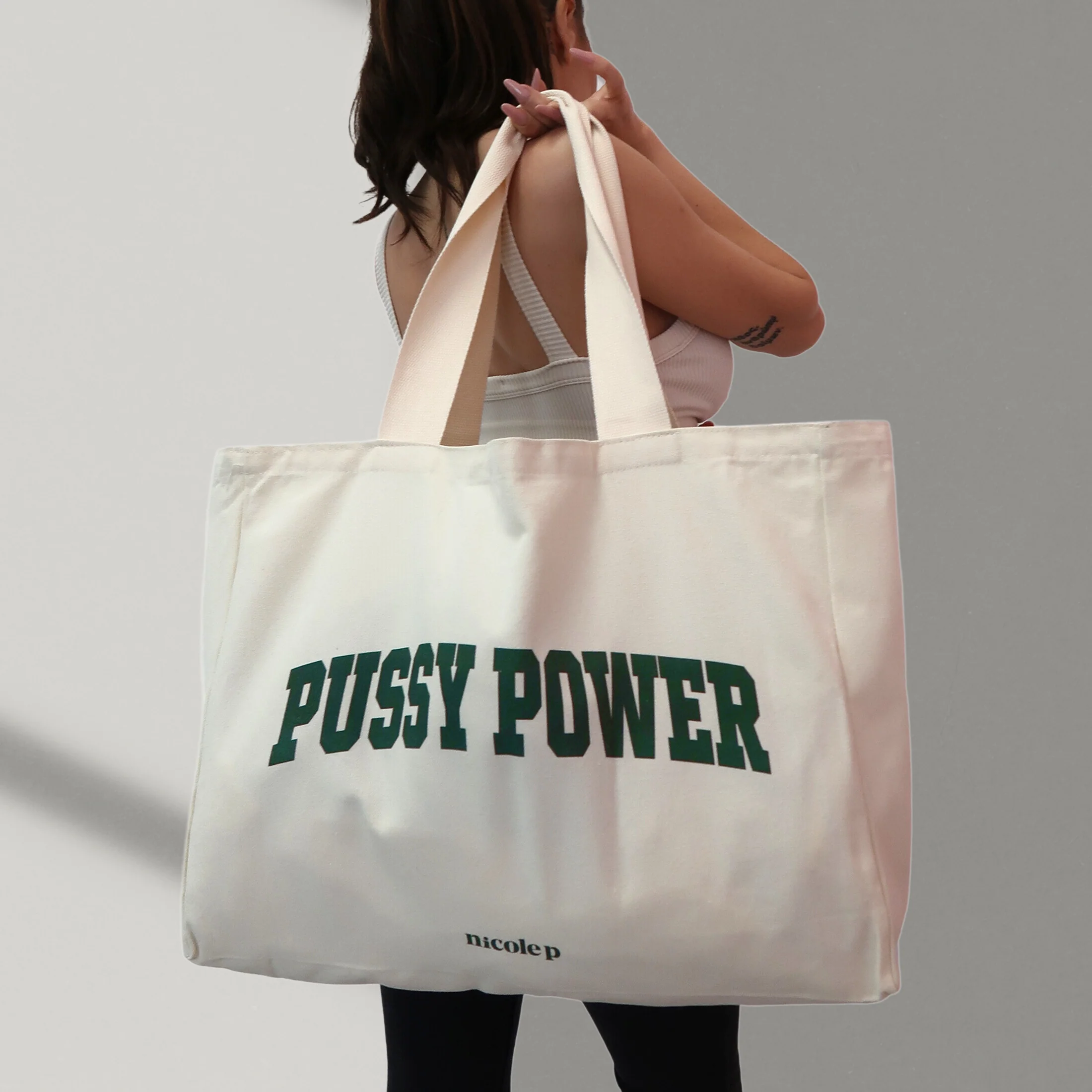Tote Bag - Green College BIG - Image 5