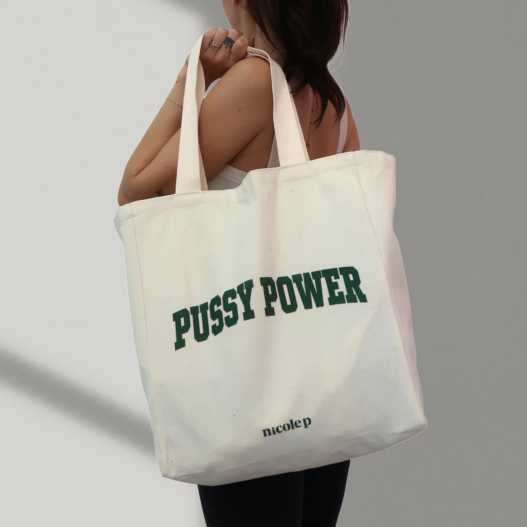 Tote Bag - Green College SMALL - Image 4