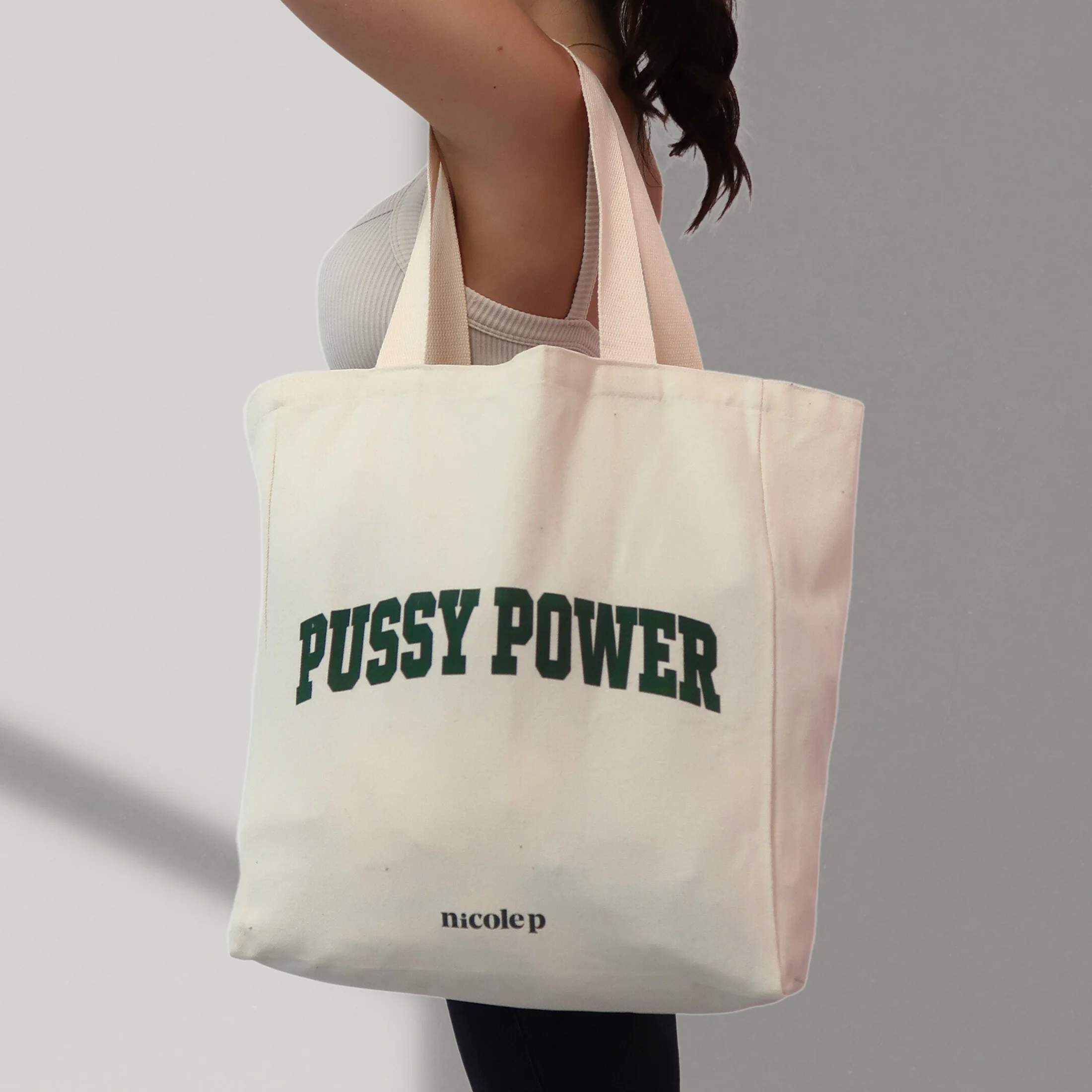 Tote Bag - Green College SMALL - Image 5