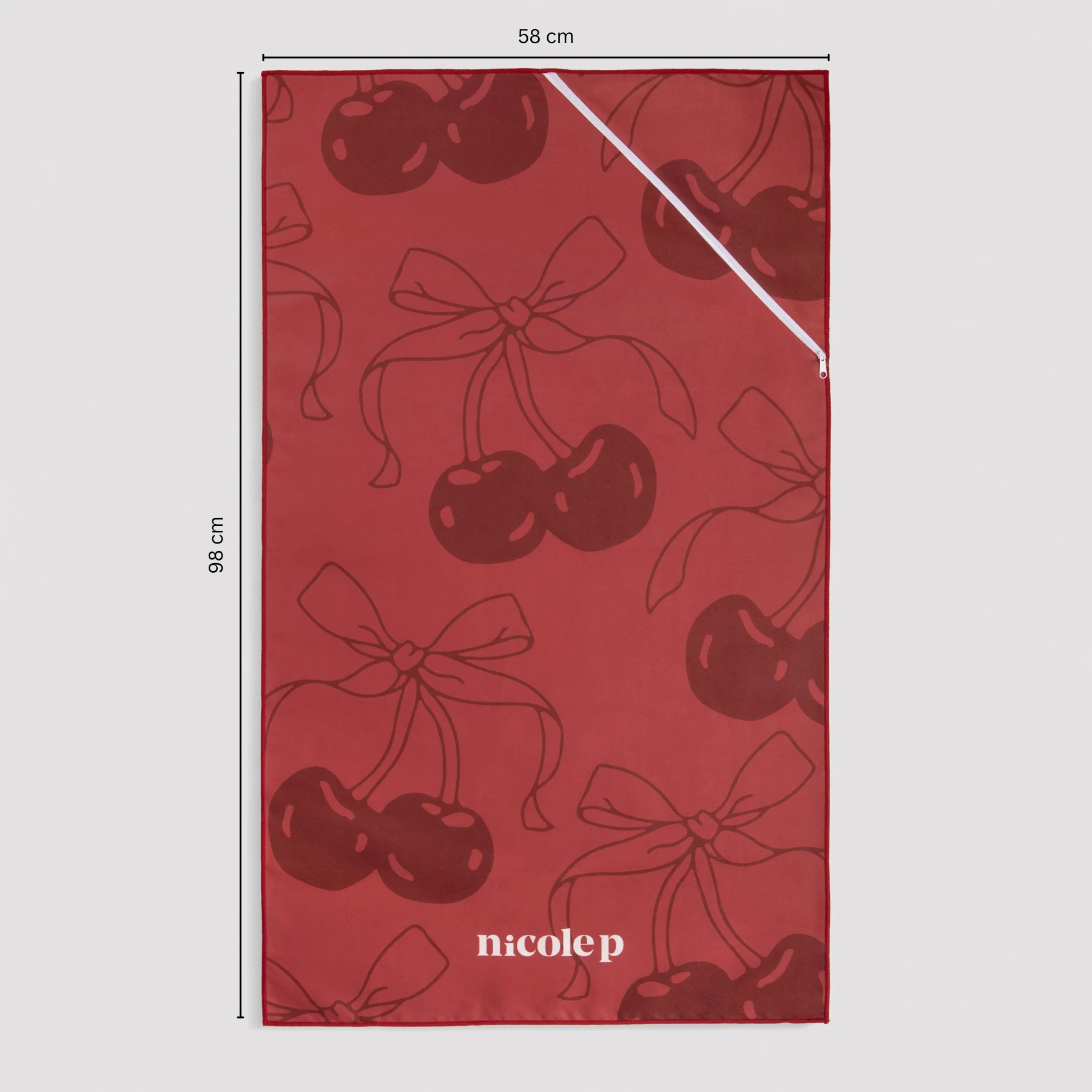Gym Towel - Cherry - Image 2