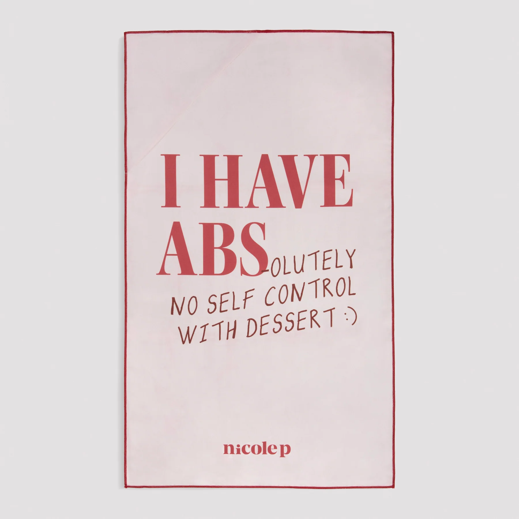 Gym Towel - Cherry - Image 3