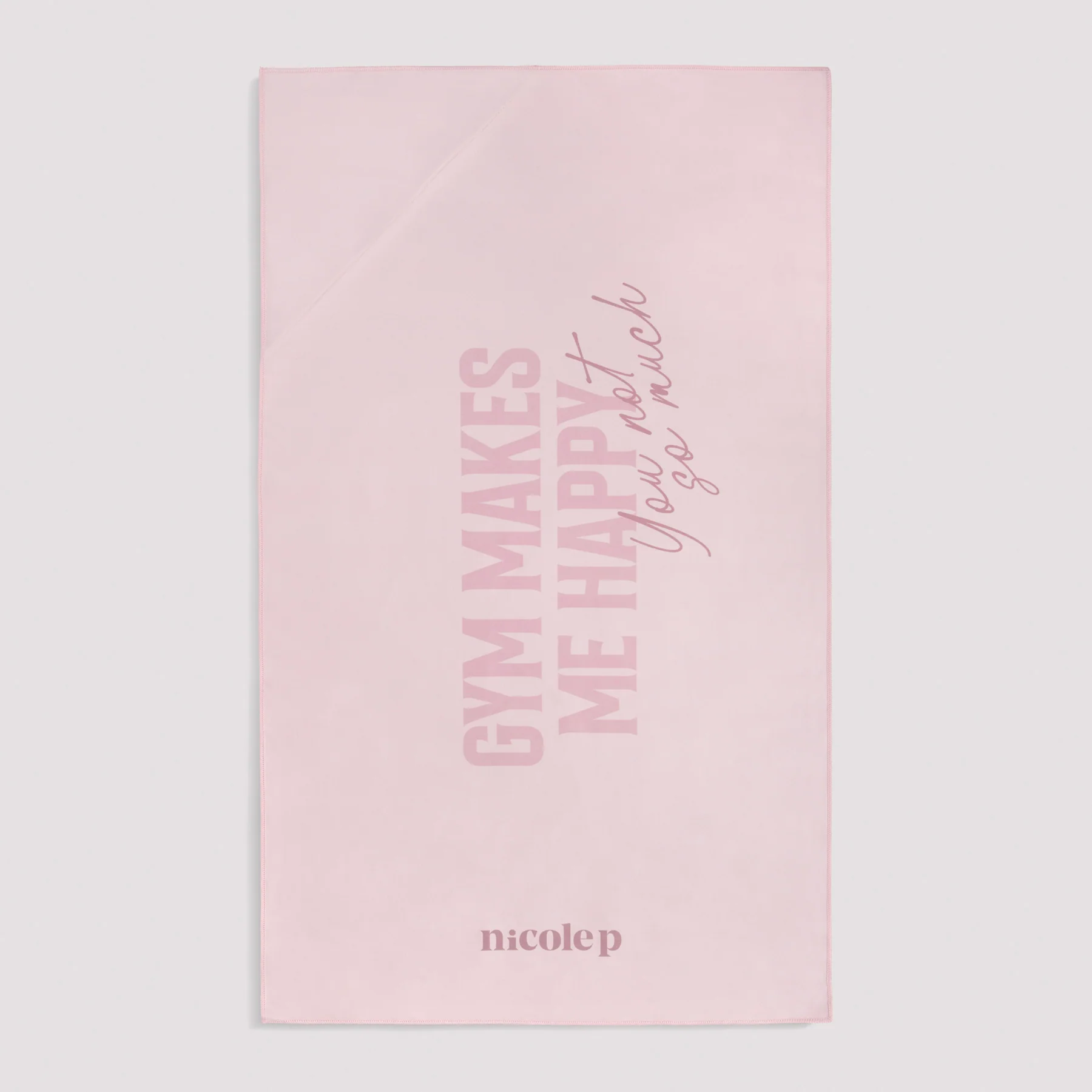Gym Towel - Makes Me Happy - Image 3