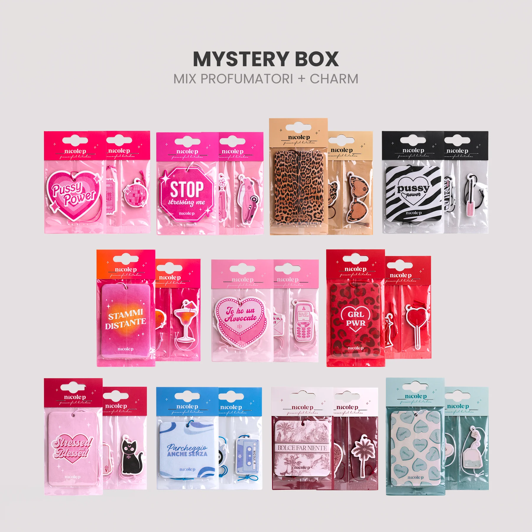 Profumatori Auto - Mystery Box 10 Pezzi