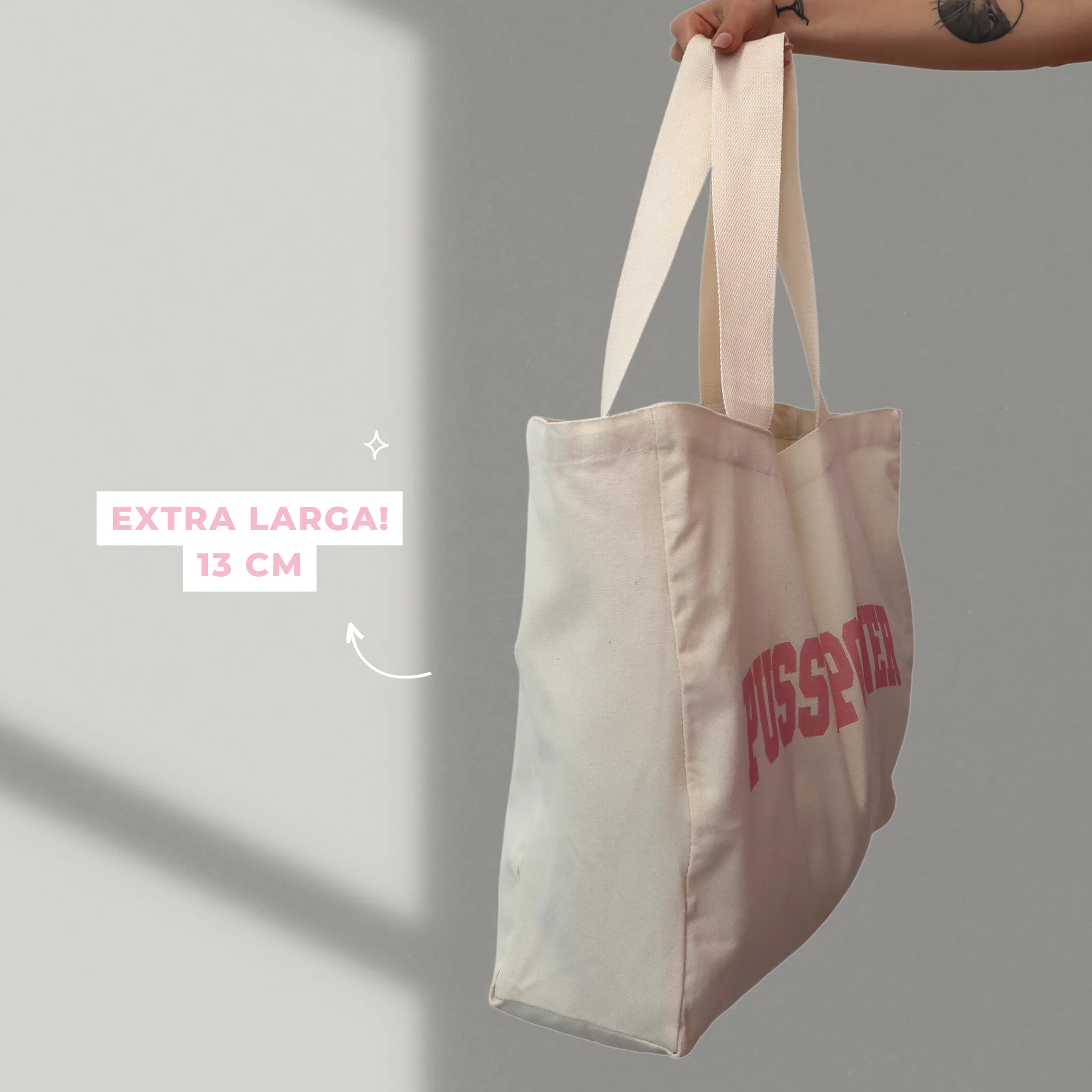 Tote Bag - Pink College BIG - Image 3