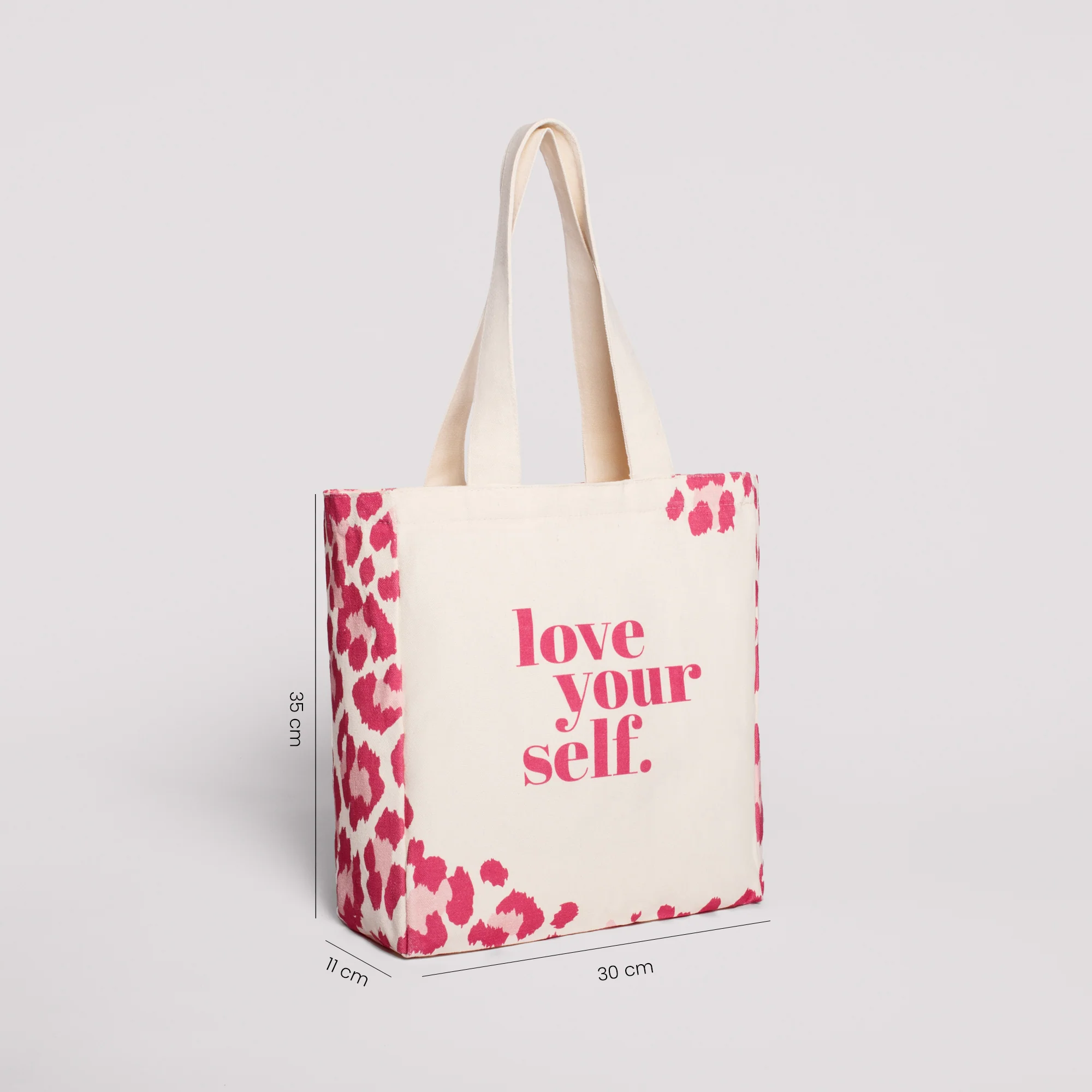 Tote Bag - Pink Leopard SMALL - Image 3