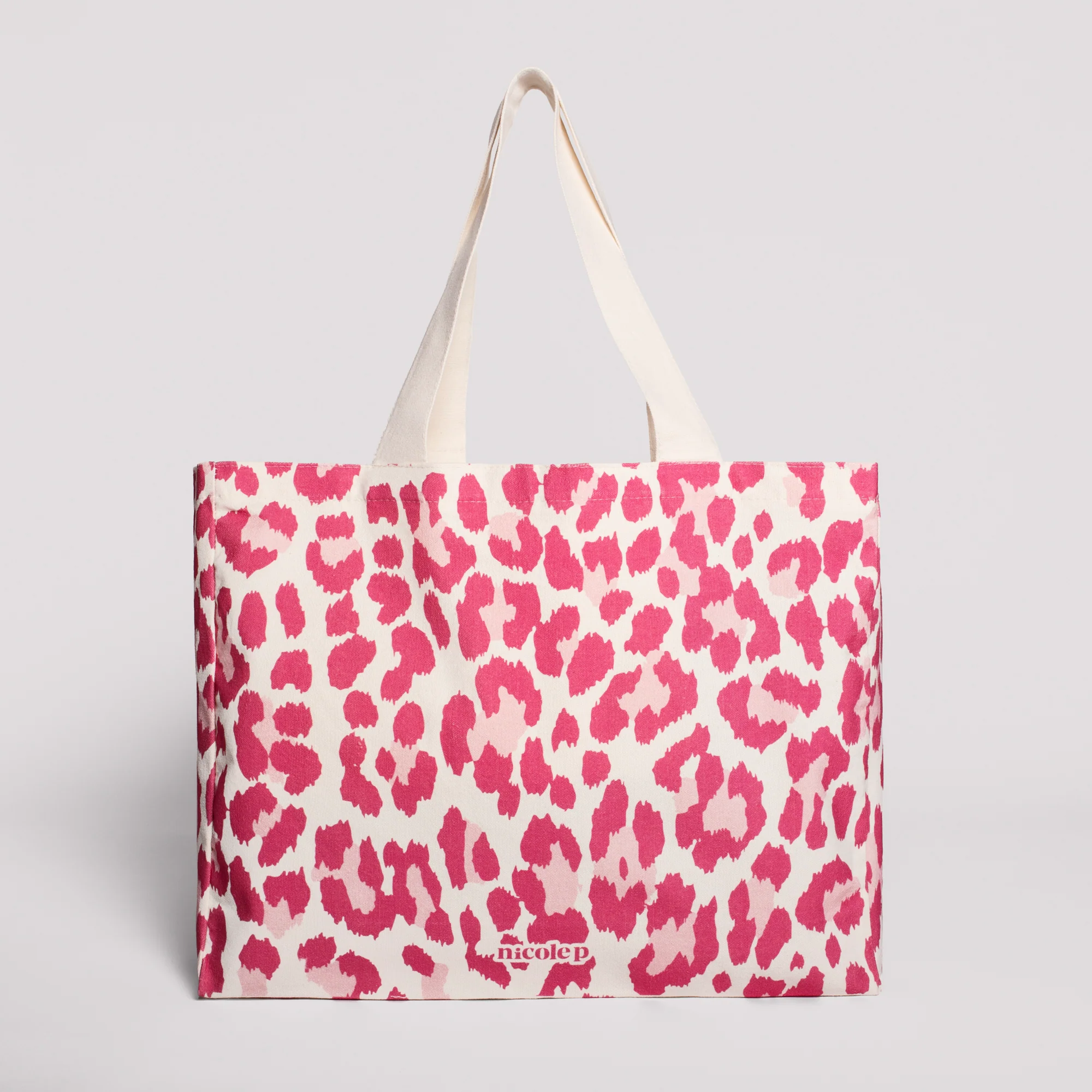 Tote Bag - Pink Leopard BIG - Image 2