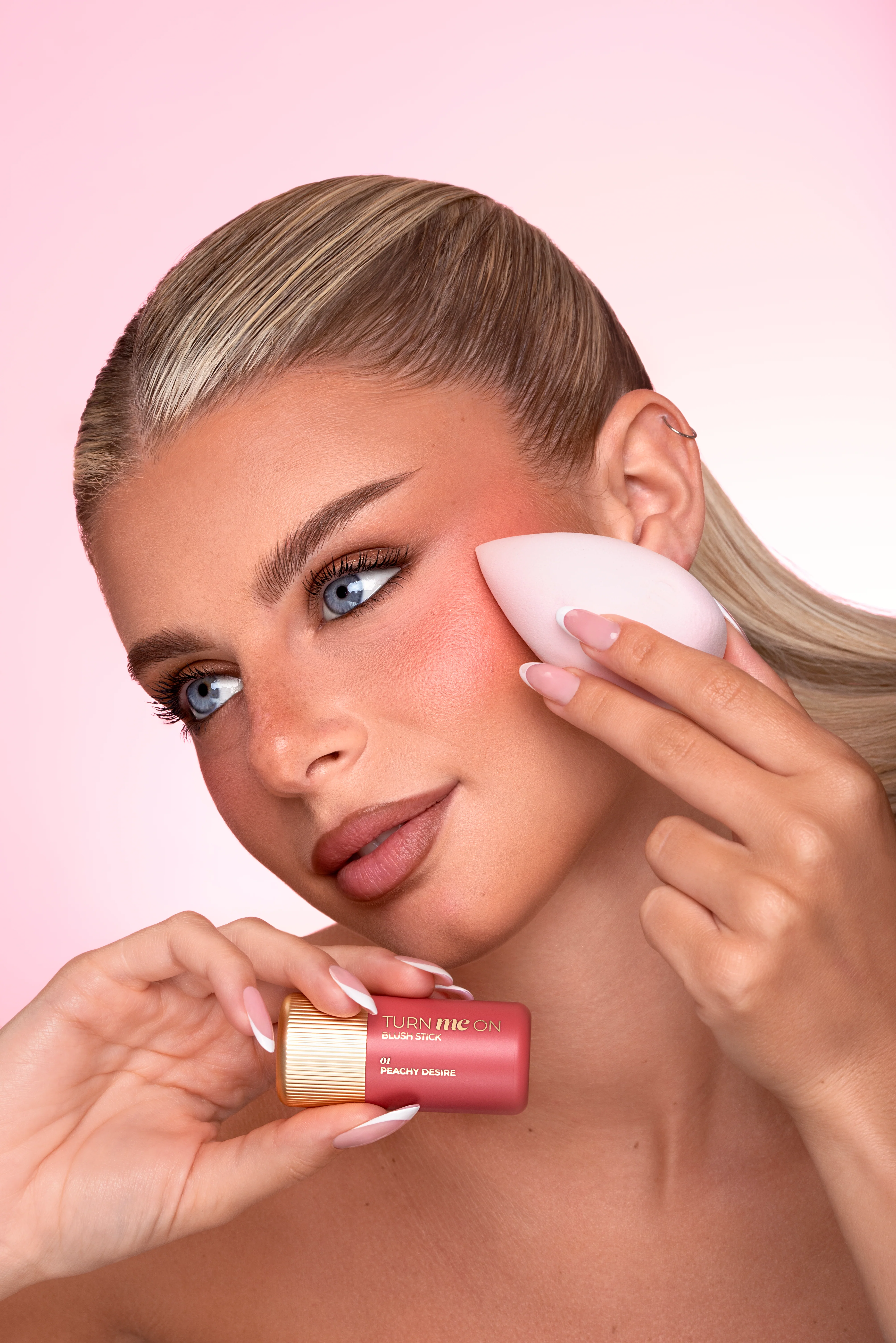 Turn Me On Blush Stick - 01 Peachy Desire - Image 5