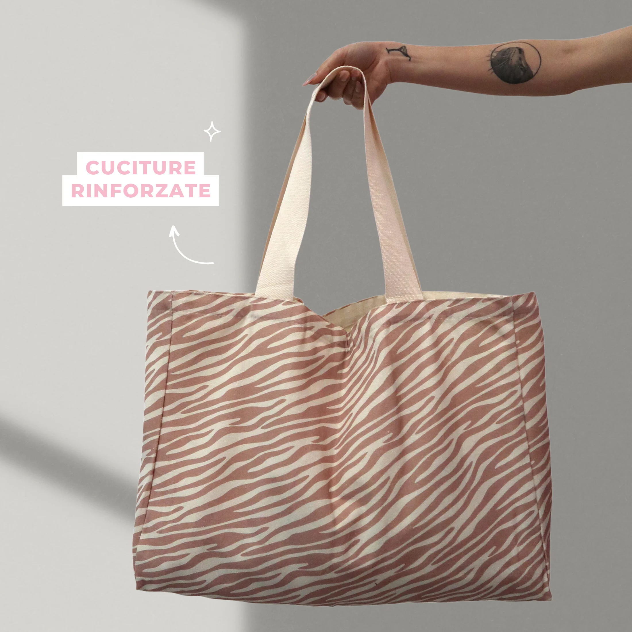 Tote Bag - Zebra College BIG - Image 2